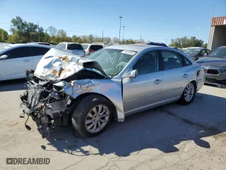 2007 Hyundai Azera SE with VIN KMHFC46F57A201980, listed as a Copart auction lot 74619494 with 0 mi miles and Salvage Title. Bid and sale history available at carsss.com. Image 1.