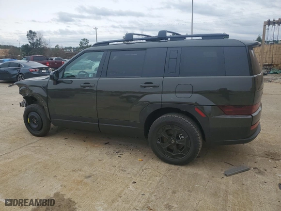 2025 Hyundai Santa Fe XRT with VIN 5NMP3DGL0SH085714, listed as a Copart auction lot 43189165 with 1,539 mi miles and Salvage Title. Bid and sale history available at carsss.com. Image 2.
