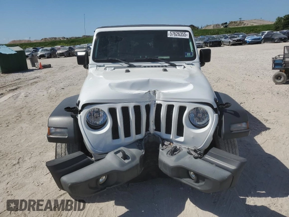 2019 Jeep Wrangler Unlimited Sport S z VIN 1C4HJXDNXKW521919, wystawiony jako Copart lot #57626355 z przebiegiem 48 202 mil mil oraz Szkoda całkowita • Salvage title. Historia ofert i sprzedaży dostępna na DreamBid. Obrazek 5.