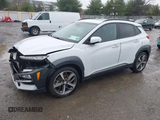 2018 Hyundai Kona Limited with VIN KM8K33A52JU174184, listed as a IAAI auction lot 41979223 with 76,306 mi miles. Bid and sale history available at carsss.com. Image 17.