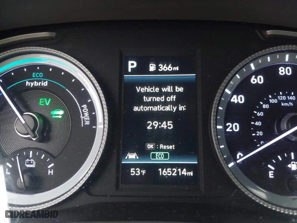 2021 Hyundai Sonata Hybrid SEL with VIN KMHL34JJ1MA024239, listed as a IAAI auction lot 41707290 with 165,214 mi miles. Bid and sale history available at carsss.com. Image 15.