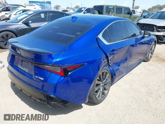 2022 Lexus IS 350 F Sport z VIN JTHGZ1B28N5050324, wystawiony jako IAAI lot #42323981 z przebiegiem 28 414 mil mil oraz . Historia ofert i sprzedaży dostępna na DreamBid. Obrazek 4.