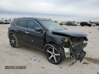 2015 Nissan Rogue S with VIN KNMAT2MT9FP511816, listed as a Copart auction lot 46486825 with 139,709 mi miles and Salvage Title. Bid and sale history available at DreamBid. Image 4.