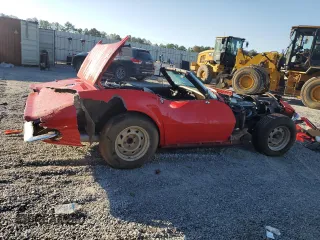 1968 Chevrolet Corvette z VIN 194678S402612, wystawiony jako Copart lot #74560004 z przebiegiem 60 409 mil mil oraz Szkoda całkowita • Salvage title. Historia ofert i sprzedaży dostępna na DreamBid. Obrazek 3.