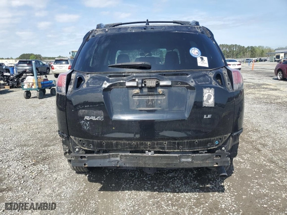 2017 Toyota RAV4 LE with VIN 2T3ZFREV7HW333544, listed as a Copart auction lot 49825495 with 90,505 mi miles and Salvage Title. Bid and sale history available at carsss.com. Image 6.