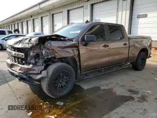 2019 Chevrolet Silverado 1500 Custom with VIN 3GCPYBEH0KG309192, listed as a Copart auction lot 86747434 with 29,629 mi miles and Salvage Title. Bid and sale history available at DreamBid. Image 1.