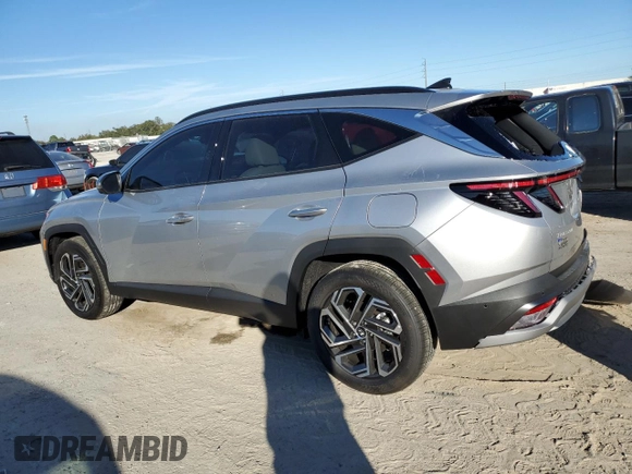 2025 Hyundai Tucson Limited with VIN 5NMJE3DE7SH487116, listed as a Copart auction lot 87692695 with 435 mi miles and Salvage Title. Bid and sale history available at carsss.com. Image 2.