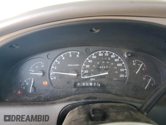 1997 Ford Explorer XLT with VIN 1FMDU32P7VUA19965, listed as a Copart auction lot 79505124 with 140,231 mi miles and Salvage title. Bid and sale history available at DreamBid. Image 9.