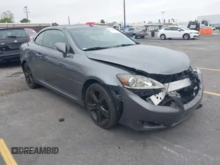 2015 Lexus IS 250 C with VIN JTHFF2C2XF2532045, listed as a IAAI auction lot 42160658 with 72,742 mi miles and . Bid and sale history available at DreamBid. Image 1.