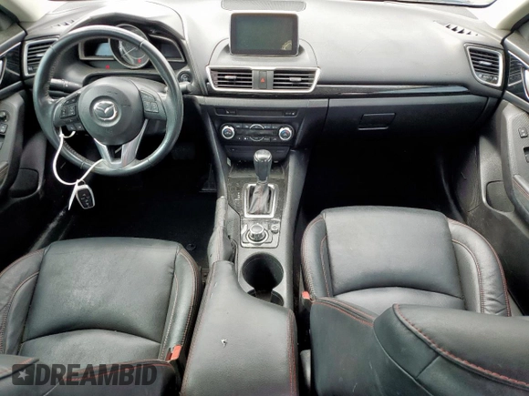 2015 Mazda 3 i Grand Touring with VIN 3MZBM1W77FM219595, listed as a Copart auction lot 61041105 with 140,846 mi miles and Salvage title. Bid and sale history available at DreamBid. Image 8.