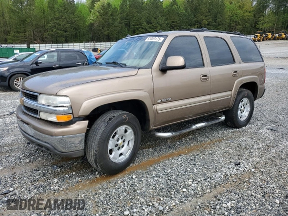 2003 Chevrolet Tahoe LT with VIN 1GNEC13Z83R217655, listed as a Copart auction lot 52089175 with 204,015 mi miles and Salvage title. Bid and sale history available at DreamBid. Image 1.