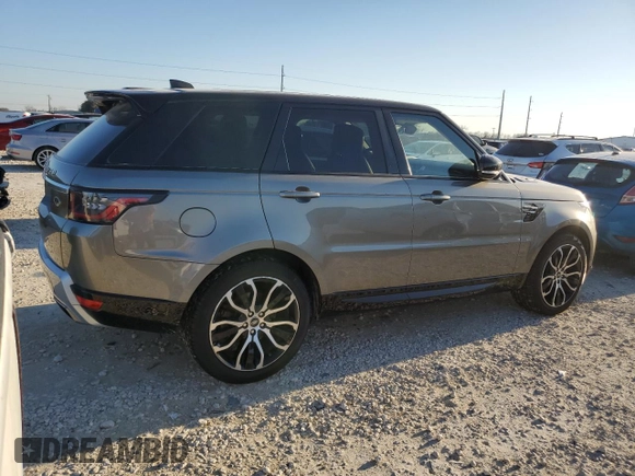 2019 Land Rover Range Rover Sport HSE with VIN SALWR2RK8KA421888, listed as a Copart auction lot 45496225 with 124,145 mi miles and Clean Title. Bid and sale history available at carsss.com. Image 3.