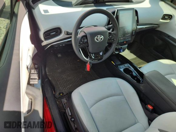 2022 Toyota Prius LE z VIN JTDKAMFP9N3208904, wystawiony jako Copart lot #62521205 z przebiegiem 37 147 mil mil oraz Szkoda całkowita • Salvage title. Historia ofert i sprzedaży dostępna na DreamBid. Obrazek 8.