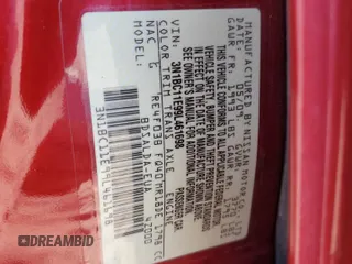 2009 Nissan Versa 1.8 S with VIN 3N1BC11E99L461698, listed as a Copart auction lot 49957895 with 149,212 mi miles and Clean Title. Bid and sale history available at carsss.com. Image 14.