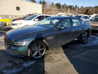 2024 Genesis G80 3.5T Sport with VIN KMTGB4SDDRU227880, listed as a Copart auction lot 45560195 with 2,827 mi miles and Salvage Title. Bid and sale history available at carsss.com. Image 1.