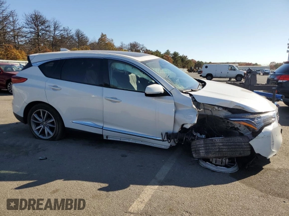 2022 Acura RDX w/Technology Package with VIN 5J8TC2H55NL012247, listed as a Copart auction lot 76534714 with 13,759 mi miles and Salvage Title. Bid and sale history available at carsss.com. Image 4.