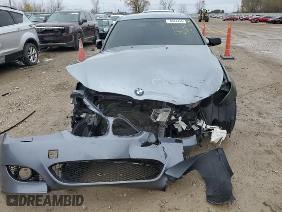 2004 BMW 5 Series 545iA with VIN WBANB335X4B110599, listed as a Copart auction lot 78987354 with 96,389 mi miles and Salvage Title. Bid and sale history available at carsss.com. Image 5.