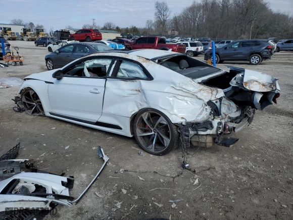 2019 Audi RS 5 Coupe with VIN WUAPWAF59KA903186, listed as a Copart auction lot 42045505 with 0 mi miles and Salvage Title. Bid and sale history available at carsss.com. Image 2.