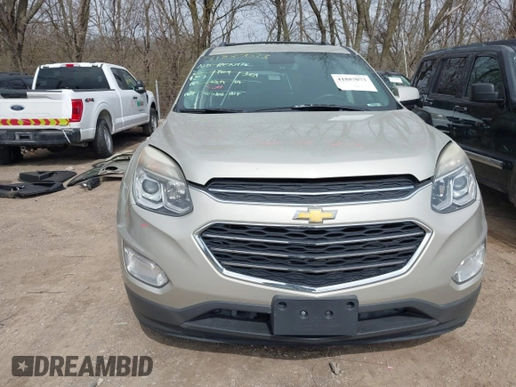 2016 Chevrolet Equinox LT with VIN 2GNALCEK4G1119523, listed as a IAAI auction lot 41887073 with 110,432 mi miles. Bid and sale history available at carsss.com. Image 13.