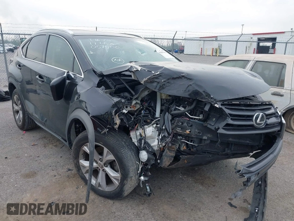 2017 Lexus NX with VIN JTJYARBZ1H2057000, listed as a IAAI auction lot 41889446 with 1 mi miles. Bid and sale history available at carsss.com. Image 1.