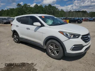 2018 Hyundai Santa Fe 2.4L with VIN 5NMZT3LBXJH064786, listed as a Copart auction lot 57051115 with 127,691 mi miles and Salvage title. Bid and sale history available at DreamBid. Image 4.