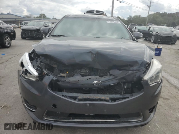 2014 Kia Cadenza Premium with VIN KNALN4D7XE5141114, listed as a Copart auction lot 72999484 with 187,302 mi miles and Salvage Title. Bid and sale history available at carsss.com. Image 5.