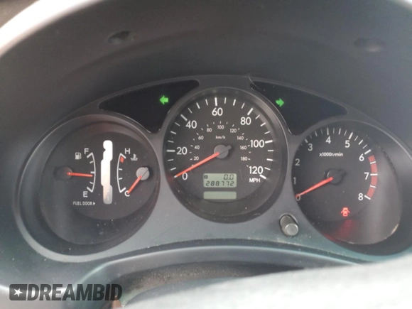 2003 Subaru Forester XS with VIN JF1SG65633H708372, listed as a Copart auction lot 80554034 with 288,772 mi miles and Salvage Title. Bid and sale history available at DreamBid. Image 9.