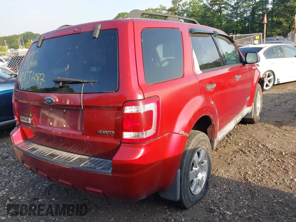 2008 Ford Escape XLT with VIN 1FMCU93198KB91844, listed as a IAAI auction lot 42493079 with Not provided miles and . Bid and sale history available at DreamBid. Image 4.