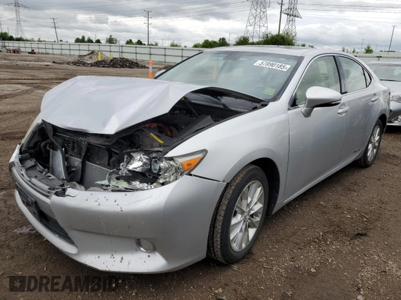 2013 Lexus ES 300h z VIN JTHBW1GG3D2003788, wystawiony jako Copart lot #57890185 z przebiegiem 201 594 mil mil oraz Tytuł czysty. Historia ofert i sprzedaży dostępna na DreamBid. Obrazek 1.