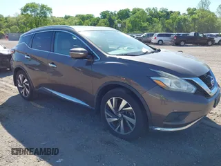 2015 Nissan Murano SL with VIN 5N1AZ2MH7FN271151, listed as a IAAI auction lot 42227107 with 94,211 mi miles and . Bid and sale history available at carsss.com. Image 1.