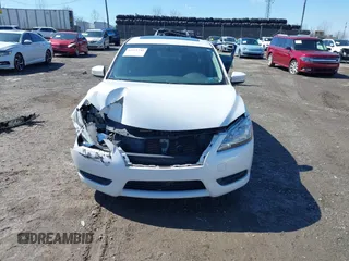 2015 Nissan Sentra SV with VIN 3N1AB7AP5FY350356, listed as a IAAI auction lot 41851745 with 136,182 mi miles and . Bid and sale history available at DreamBid. Image 6.