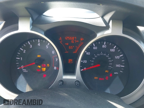 2011 Nissan Juke SL with VIN JN8AF5MV8BT015065, listed as a IAAI auction lot 41723964 with 125,687 mi miles. Bid and sale history available at carsss.com. Image 7.