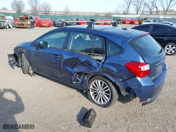 2012 Subaru Impreza Wagon 2.0i Premium with VIN JF1GPAF65CH208057, listed as a IAAI auction lot 41774058 with 93,335 mi miles. Bid and sale history available at carsss.com. Image 3.