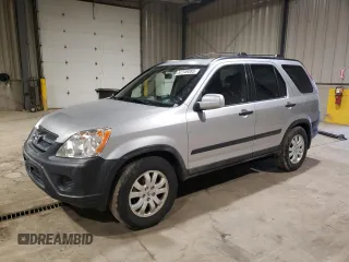 2005 Honda CR-V EX with VIN JHLRD78865C010815, listed as a Copart auction lot 52749385 with 161,047 mi miles and Salvage Title. Bid and sale history available at carsss.com. Image 1.