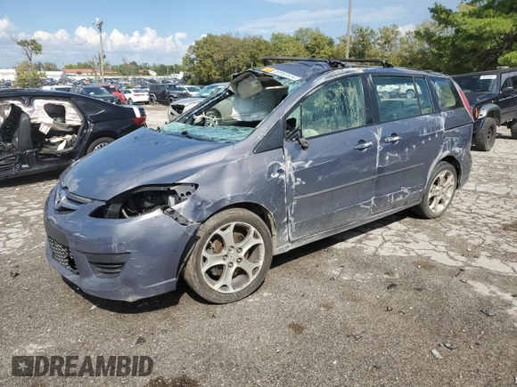 2008 Mazda 5 Sport with VIN JM1CR293380320811, listed as a Copart auction lot 69993534 with Not Provided miles and Salvage Title. Bid and sale history available at carsss.com. Image 1.