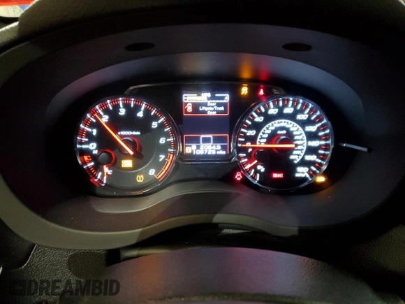 2018 Subaru WRX with VIN JF1VA1A65J9806222, listed as a Copart auction lot 89337105 with 106,725 mi miles and Salvage Title. Bid and sale history available at carsss.com. Image 9.