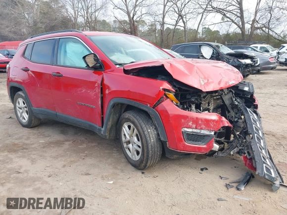2019 Jeep Compass Sport с VIN 3C4NJCAB6KT726438, выставлен на аукционе IAAI как лот 41459110 с пробегом 125 000 миль миль и . История ставок и продаж доступна на DreamBid. Изображение 1.
