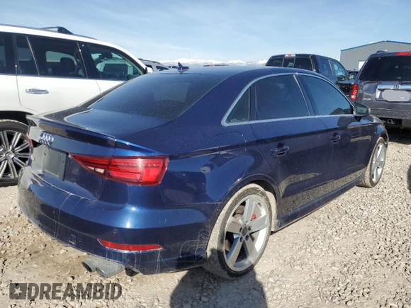 2017 Audi S3 Premium Plus z VIN WAUB1GFFXH1058761, wystawiony jako Copart lot #48205745 z przebiegiem 93 874 mil mil oraz Szkoda całkowita • Salvage title. Historia ofert i sprzedaży dostępna na DreamBid. Obrazek 3.