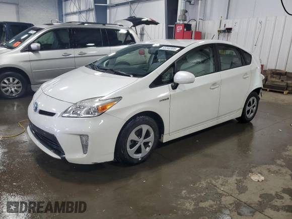 2012 Toyota Prius One with VIN JTDKN3DU1C5470313, listed as a Copart auction lot 55340305 with 106,776 mi miles and Salvage Title. Bid and sale history available at DreamBid. Image 1.