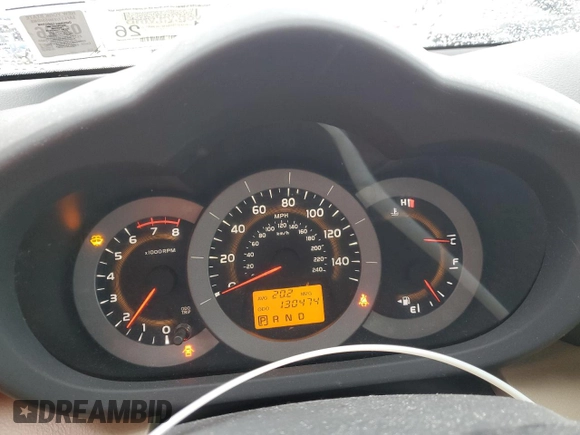 2012 Toyota RAV4 with VIN 2T3BK4DV4CW072495, listed as a Copart auction lot 52614425 with 130,474 mi miles and Salvage Title. Bid and sale history available at carsss.com. Image 9.