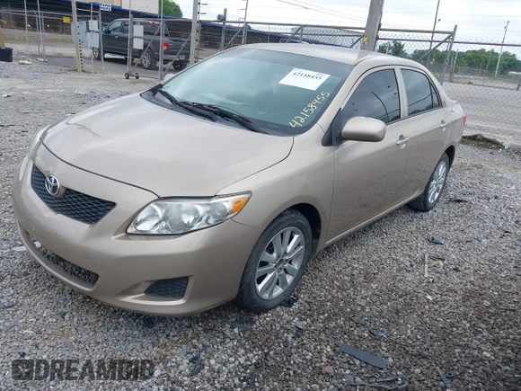 2009 Toyota Corolla with VIN 2T1BU40EX9C041643, listed as a IAAI auction lot 42158455 with 194,336 mi miles. Bid and sale history available at carsss.com. Image 2.