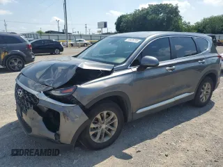 2019 Hyundai Santa Fe SE with VIN 5NMS23AD3KH130041, listed as a Copart auction lot 59425705 with 110,850 mi miles and Salvage title. Bid and sale history available at DreamBid. Image 1.