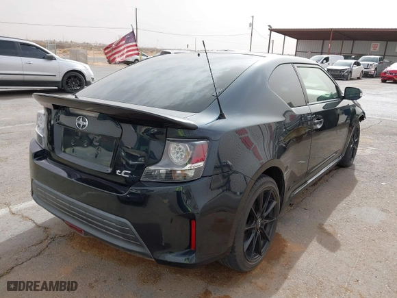 2016 Scion tC with VIN JTKJF5C76GJ017584, listed as a IAAI auction lot 41938981 with 121,166 mi miles. Bid and sale history available at carsss.com. Image 4.