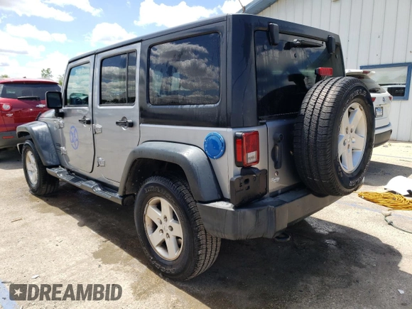 2018 Jeep Wrangler JK Unlimited Sport S with VIN 1C4BJWDG3JL926795, listed as a Copart auction lot 55535224 with 53,377 mi miles and Salvage Title. Bid and sale history available at carsss.com. Image 2.