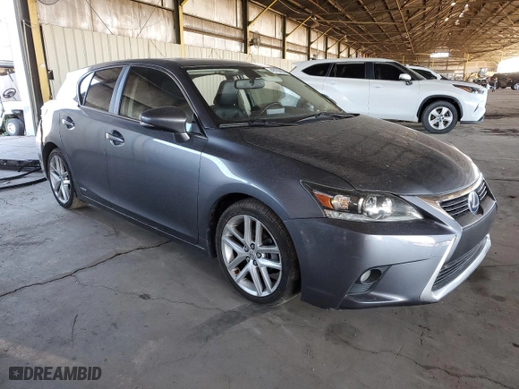 2015 Lexus CT 200h Hybrid with VIN JTHKD5BH4F2236532, listed as a Copart auction lot 49185435 with 116421 miles and Salvage Title. Bid and sale history available at carsss.com. Image 4.
