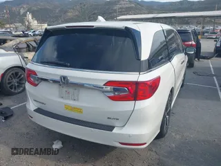 2018 Honda Odyssey Elite with VIN 5FNRL6H90JB024046, listed as a IAAI auction lot 42020880 with 45,536 mi miles. Bid and sale history available at carsss.com. Image 4.
