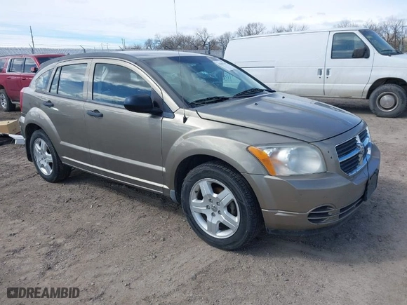 2008 Dodge Caliber SXT with VIN 1B3HB48B48D578845, listed as a IAAI auction lot 41841247 with 330,373 mi miles. Bid and sale history available at carsss.com. Image 1.