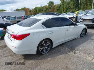 2017 Infiniti Q50 3.0t Premium with VIN JN1EV7AR4HM831716, listed as a IAAI auction lot 40413889 with 56,402 mi miles. Bid and sale history available at carsss.com. Image 4.
