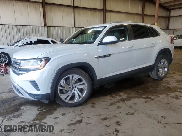 2020 Volkswagen Atlas SEL with VIN 1V2MC2CA8LC207813, listed as a Copart auction lot 60462175 with 36,323 mi miles and Salvage title. Bid and sale history available at DreamBid. Image 1.