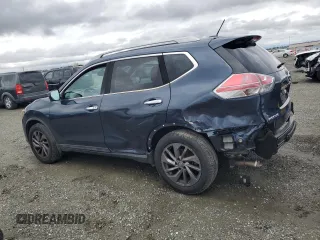 2016 Nissan Rogue SV with VIN 5N1AT2MT7GC844620, listed as a Copart auction lot 48819295 with 88,431 mi miles and Salvage Title. Bid and sale history available at carsss.com. Image 2.
